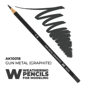   Grafit színű akvarell ceruza - Watercolor Pencil Gun Metal (Graphite)