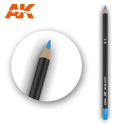 Világoskék színű akvarell ceruza - Watercolor Pencil Light Blue