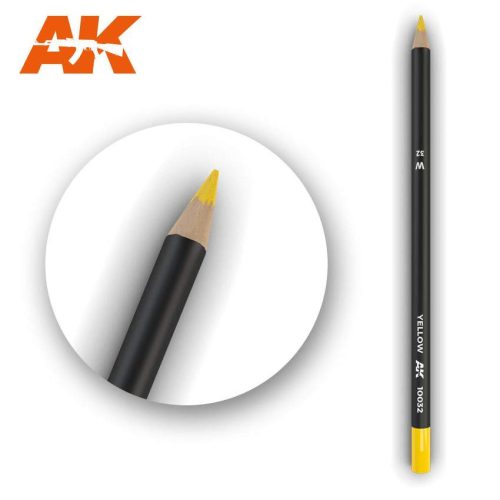 Sárga színű akvarell ceruza - Watercolor Pencil Yellow