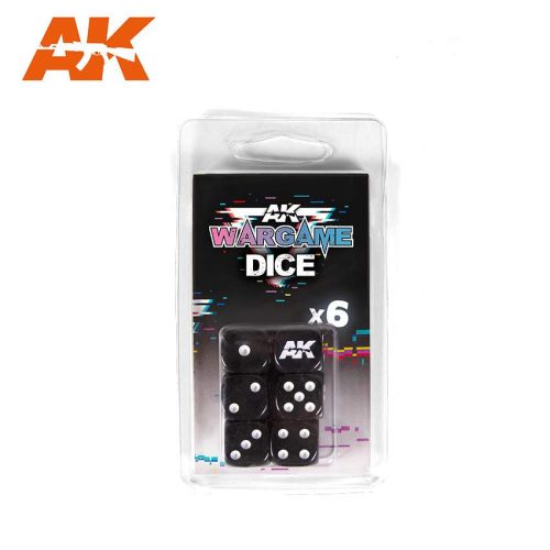 AK Set 6 Dice (Black)