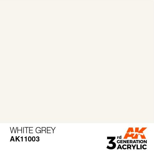 Acrylics 3rd generation White Grey 17ml