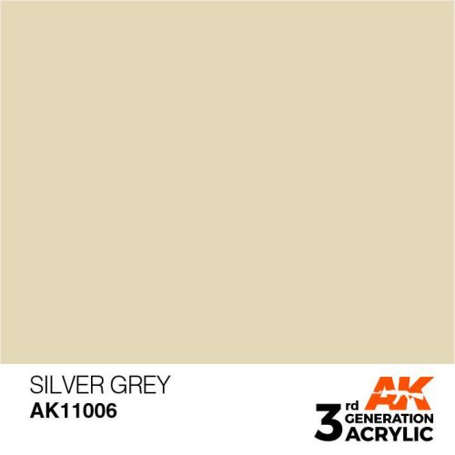 Acrylics 3rd generation Silver Grey 17ml