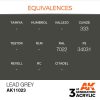 Acrylics 3rd generation Lead Grey 17ml