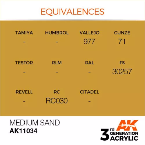 Acrylics 3rd generation Medium Sand 17ml