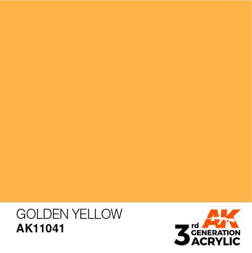 Acrylics 3rd generation Golden Yellow 17ml