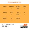 Acrylics 3rd generation Golden Yellow 17ml