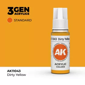 Acrylics 3rd generation Dirty Yellow 17ml