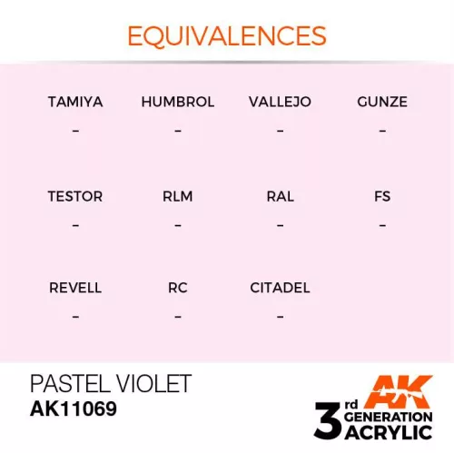 Acrylics 3rd generation Pastel Violet 17ml