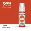 Acrylics 3rd generation Burn Orange 17ml