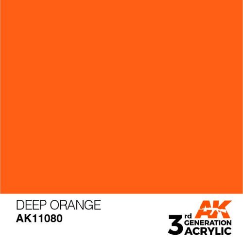 Acrylics 3rd generation Deep Orange 17ml