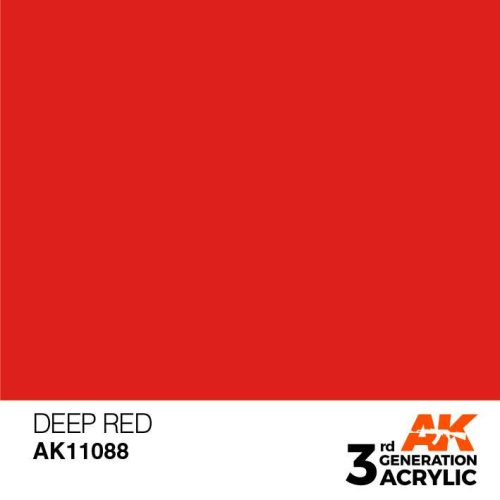 Acrylics 3rd generation Deep Red 17ml