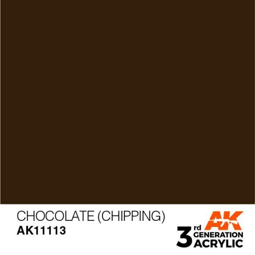 Acrylics 3rd generation Chocolate (Chipping) 17ml
