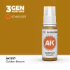 Acrylics 3rd generation Golden Brown 17ml