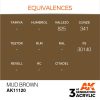 Acrylics 3rd generation Brown Sand 17ml