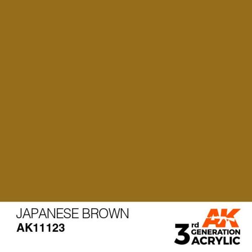 Acrylics 3rd generation Japanese Uniform Brown 17ml