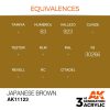 Acrylics 3rd generation Japanese Uniform Brown 17ml