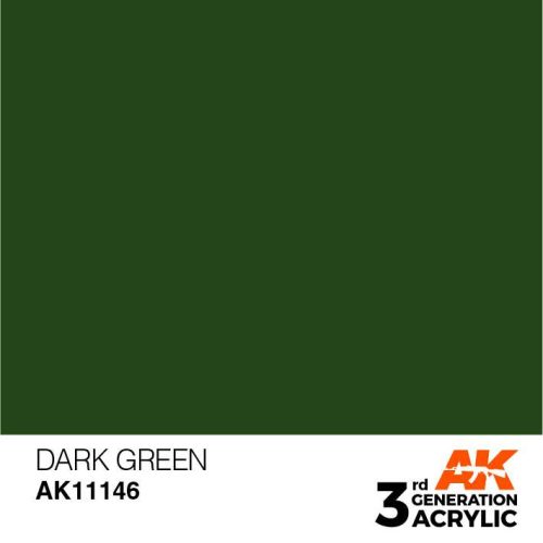 Acrylics 3rd generation Dark Green 17ml