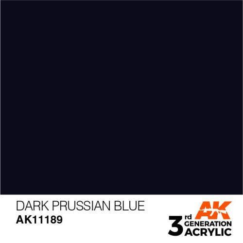Acrylics 3rd generation Dark Prussian Blue 17ml