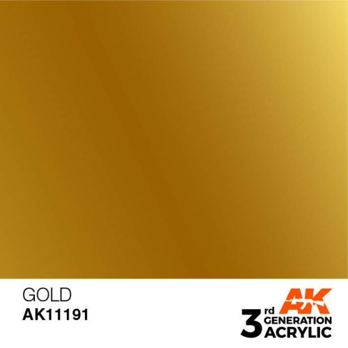 Acrylics 3rd generation Gold 17ml