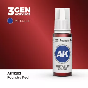 Acrylics 3rd generation Foundry Red 17ml