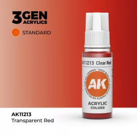 Acrylics 3rd generation Clear Red 17ml