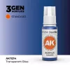 Acrylics 3rd generation Clear Blue 17ml