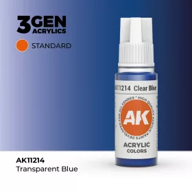 Acrylics 3rd generation Clear Blue 17ml