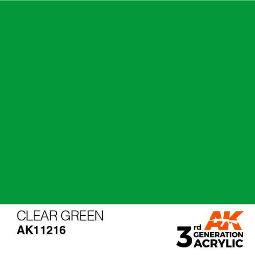 Acrylics 3rd generation Green 17ml