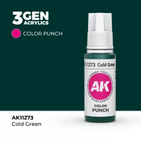 Acrylics 3rd generation AK11273 Cold Green COLOR PUNCH 17 ml