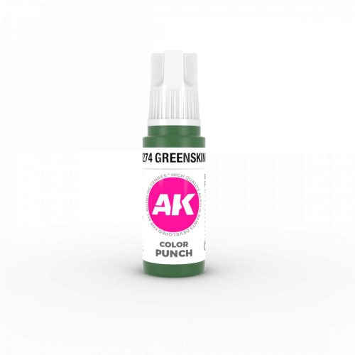 Acrylics 3rd generation AK11274 Greenskin Punch COLOR PUNCH 17 ml