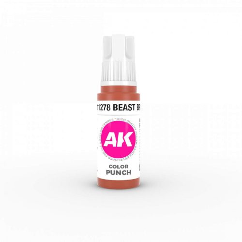 Acrylics 3rd generation AK11278 Beast Brown COLOR PUNCH 17 ml