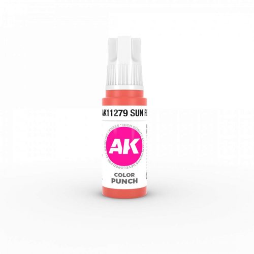 Acrylics 3rd generation AK11279 Sun red COLOR PUNCH 17 ml