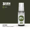 Acrylics 3rd generation WWI French Green 1