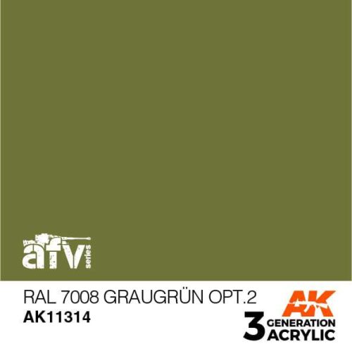 Acrylics 3rd generation RAL 7008 Graugrün Opt 2