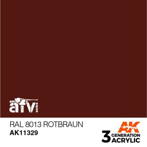 Acrylics 3rd generation RAL 8013 Rotbraun