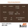 Acrylics 3rd generation NATO Brown