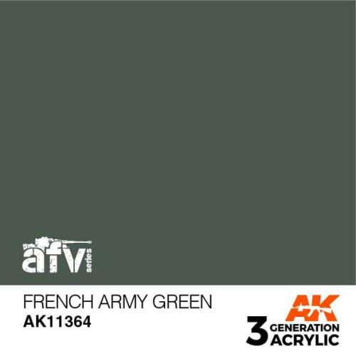 Acrylics 3rd generation French Army Green