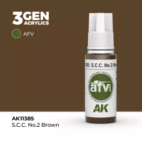 Acrylics 3rd generation S.C.C. No.2 Brown