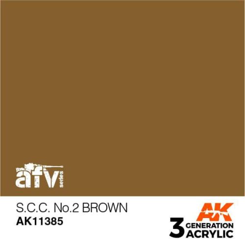 Acrylics 3rd generation S.C.C. No.2 Brown