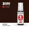 Acrylics 3rd generation Reddish Black