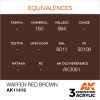 Acrylics 3rd generation Waffen Red Brown