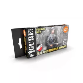 Acrylics 3rd generation Field grey (Feldgrau) uniforms