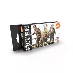 Acrylics 3rd generation WWII British uniform colors