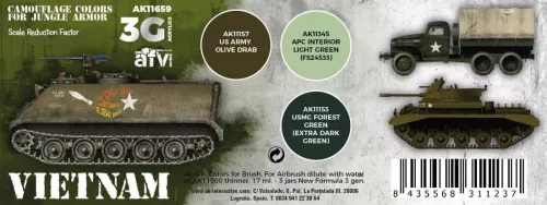 Acrylics 3rd generation Vietnam colors