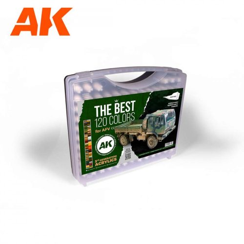 Acrylics 3rd generation AK11705 The best 120 colors for AFV