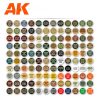 Acrylics 3rd generation AK11705 The best 120 colors for AFV