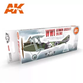 Acrylics 3rd generation WWI German Aircraft Colors SET 3G