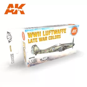   Acrylics 3rd generation WWII Luftwaffe Late War Colors SET 3G