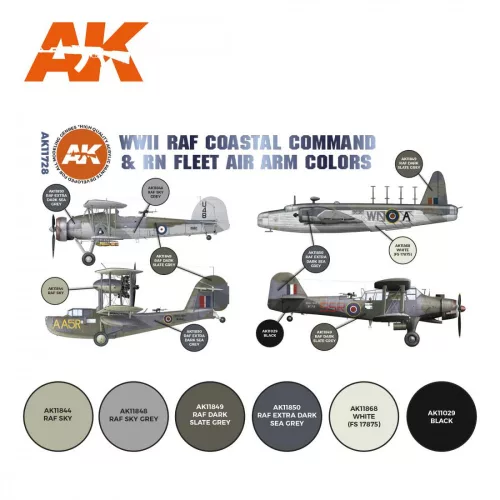 Acrylics 3rd generation WWII RAF Coastal Command & RN Fleet Air Arm