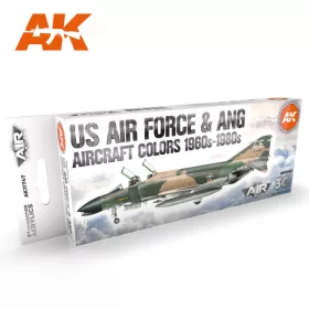   Acrylics 3rd generation US Air Force & ANG Aircraft 1960s-1980s SET 3G